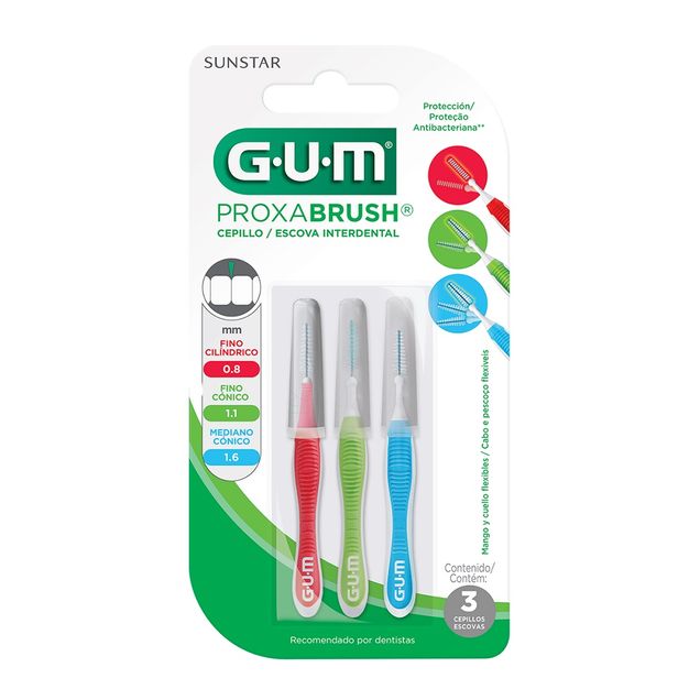 Escova Interdental GUM Mixed 3 Unidades