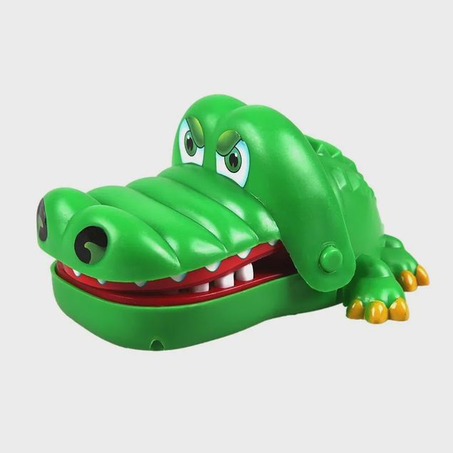 Brinquedo Polibrinq Crocodilo Dentista 1 unidade