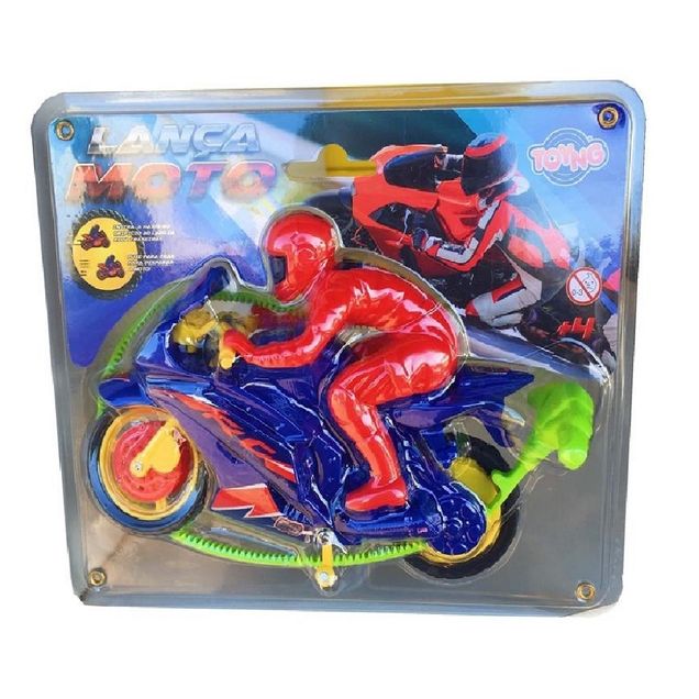Brinquedo Moto Toyng Cordinha Lançadora