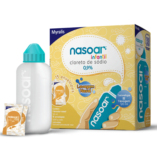 Nasoar Infantil 1,08g Myralis 15 Envelopes