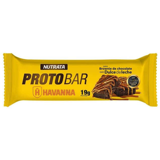 Barra de Proteína WHEY GREGO BAR Brownie com Dulce de Leche 70g