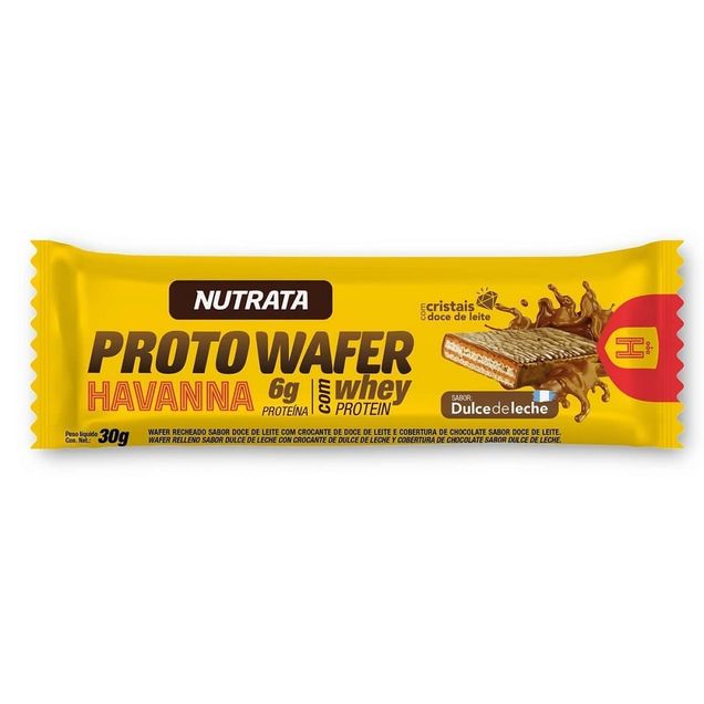 Barra de Proteína WHEY GREGO BAR Doce de Leite Havanna Nutrata 30g