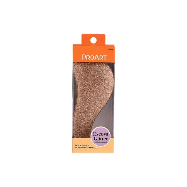 Escova de Cabelo Desembaraçante Proart Glitter Dourada