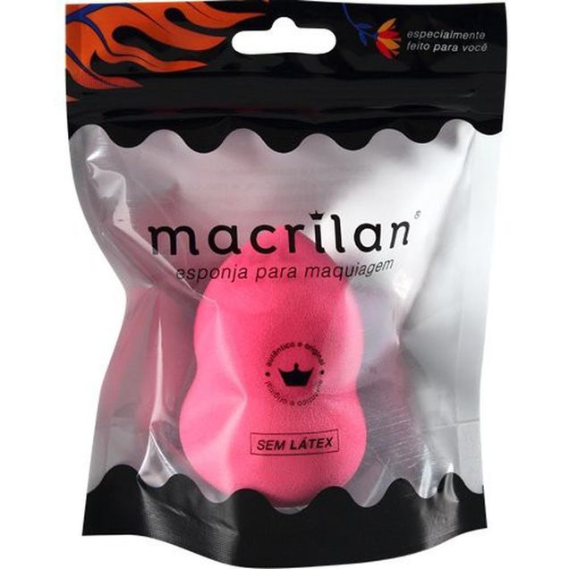 Esponja Maquiagem Macrilan Gota sem Latex Macrilan Gota 1un