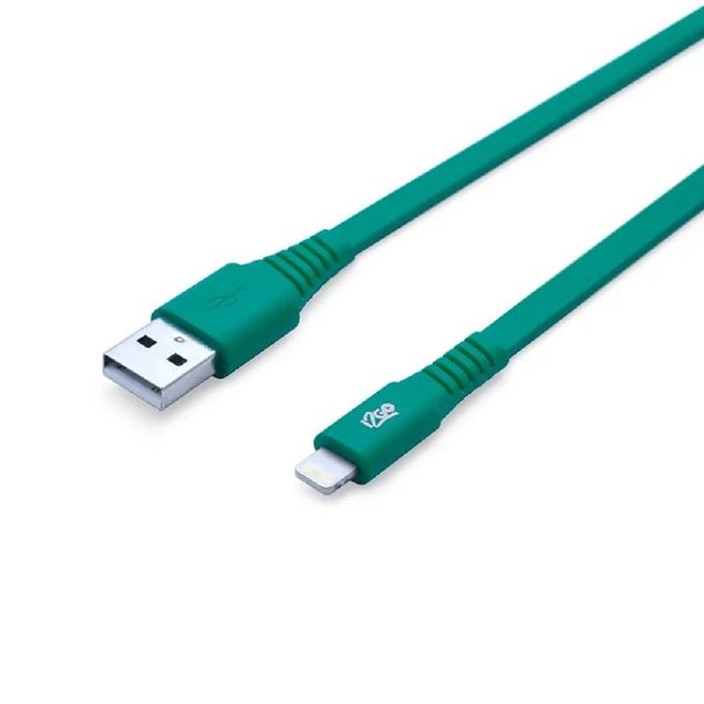 Cabo USB I2Go Lightning 1,2m MFi Certificado Verde