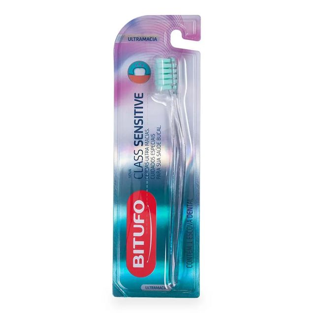 Escova Dental BITUFO Class Sensitive Ultra Macia Sensível 1 Unidade