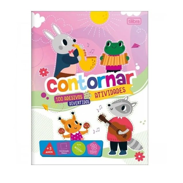 Livro de Atividades Tilibra Contornar 8 Folhas
