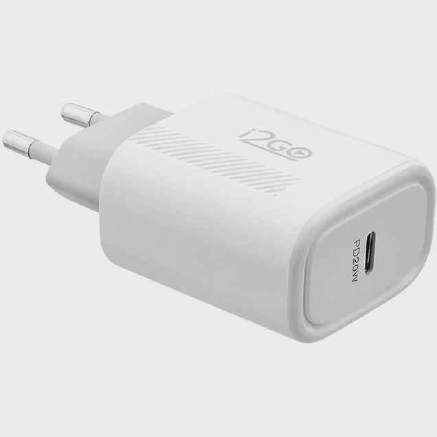 Carregador de Parede I2GO 1225 20W USB-C Branco