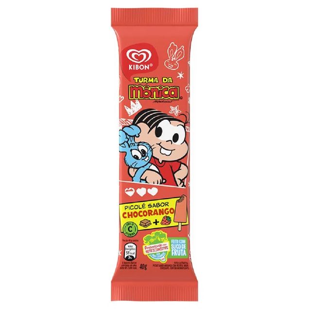 Picolé Kibon Chocorango Recheado 54ml
