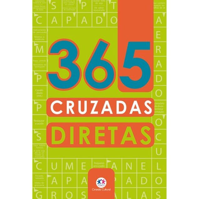 Livro Ciranda Cultural 365 Cruzadas Diretas 288 páginas
