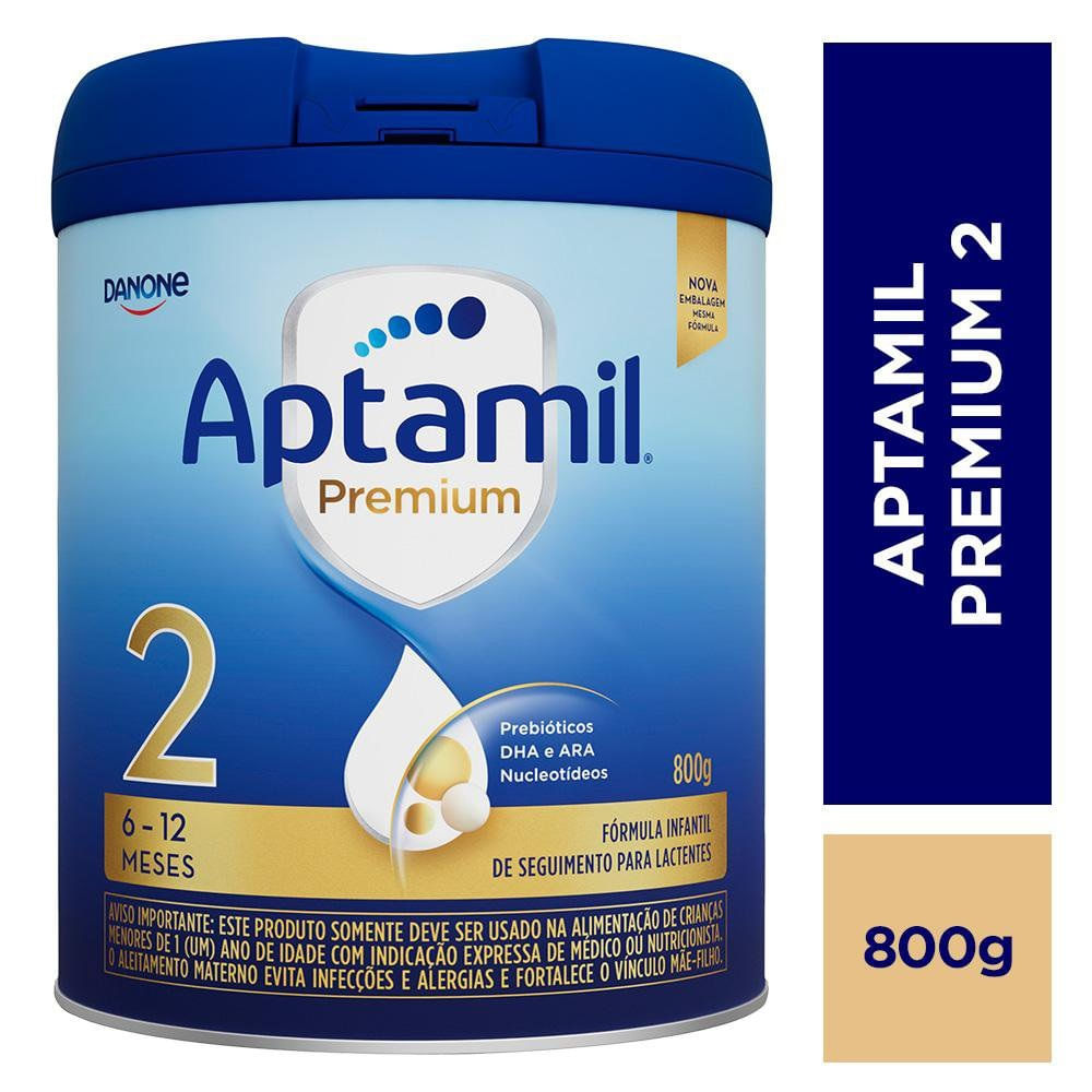 Fórmula Infantil Aptamil Premium Danone 2 800g - 6-12 Meses