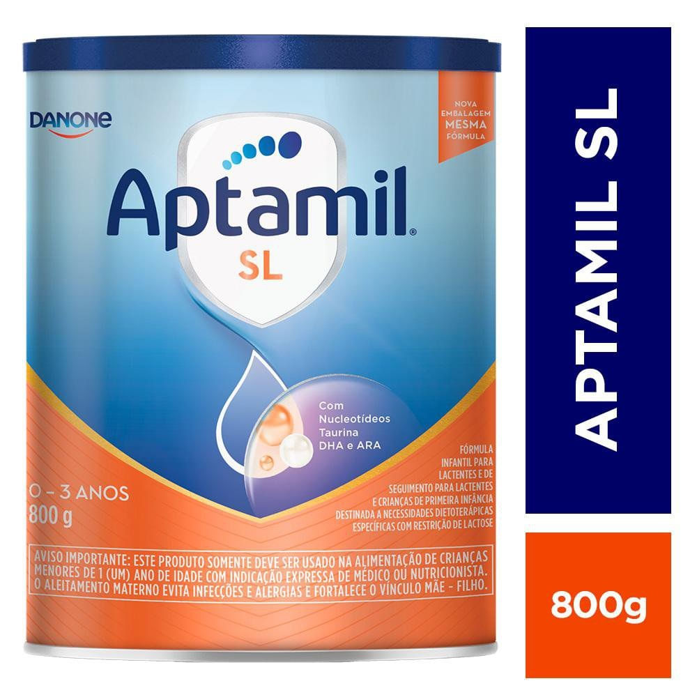 Fórmula Infantil Aptamil Danone sem Lactose Pro Expert 800g