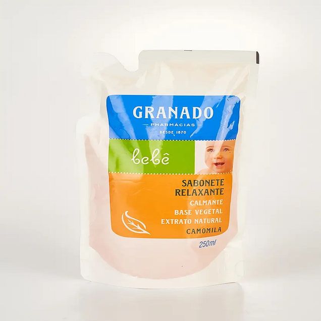 Shampoo Infantil Relaxante Granado Bebê Camomila Refil 250ml