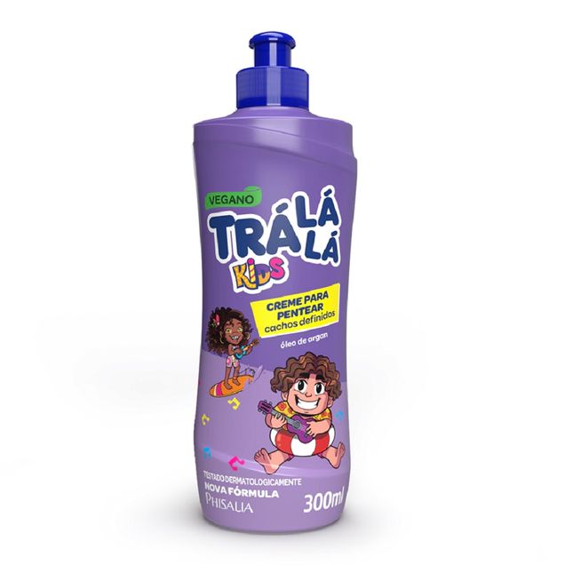 Creme de Pentear Infantil Tra La La Kids Cachos 300ml