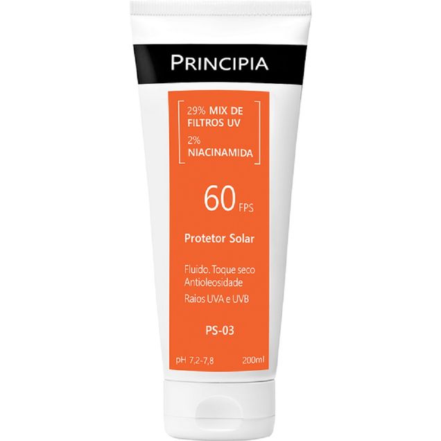 Protetor Solar Principia Skincare PS-03 FPS 60 200ml