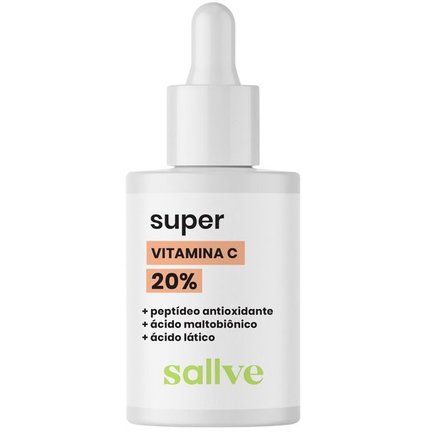 Sérum Facial Concentrado Super Vitamina C 20% Sallve Super Vitamina C 30ml