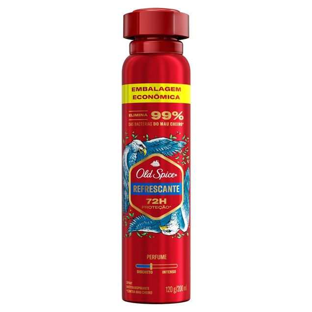 Antitranspirante Aerossol Refrescante Old Spice 200 Ml Spray Embalagem Econômica — foto 2