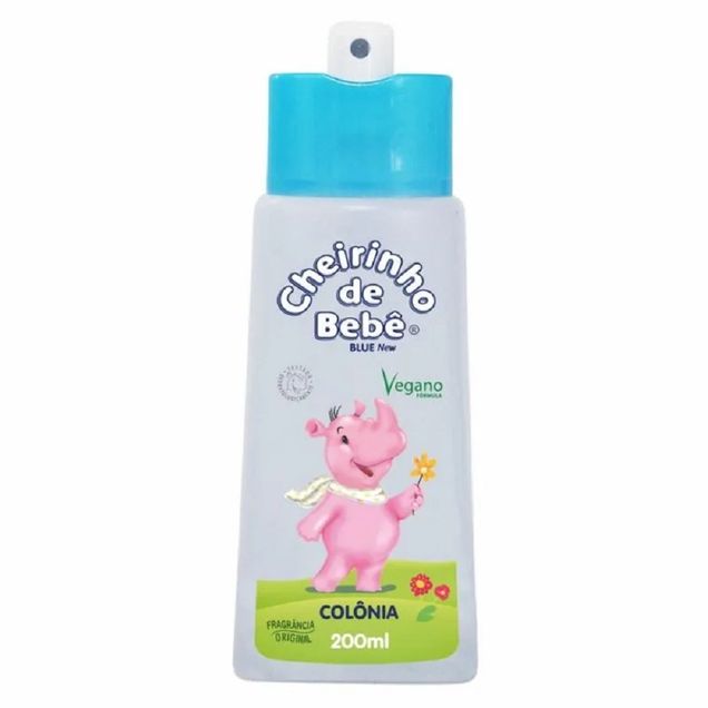 Colônia Infantil Spray Cheirinho de Bebê Azul 200ml