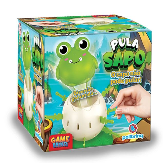 Brinquedo Infantil Polibrinq Boneco Pula Sapo 1 unidade
