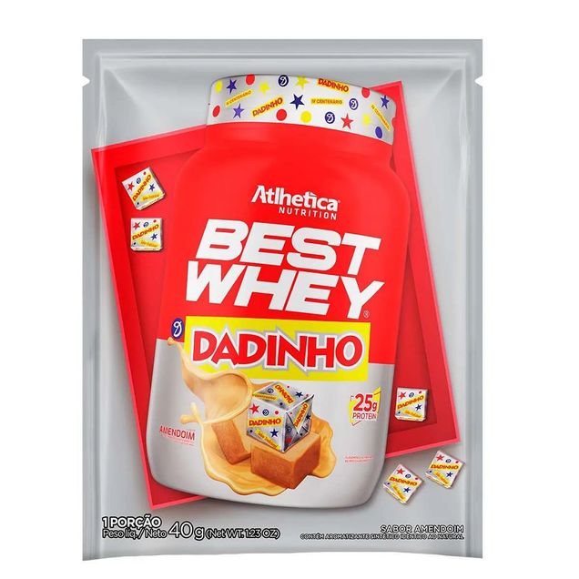 Proteína em Pó Best Whey Atlhetica Nutrition Dadinho Premium Sachê 40g