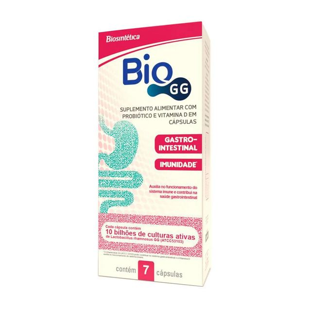 Suplemento Alimentar Bio GG 1.000UI Ache 7 Cápsulas