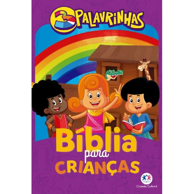 Bíblia Infantil Ciranda Cultural 3 Palavrinhas 128 páginas