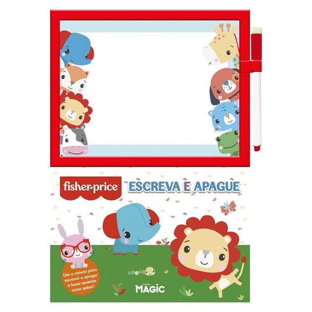 Brinquedo Lousa Mágica Fisher Price Escreva e Apague