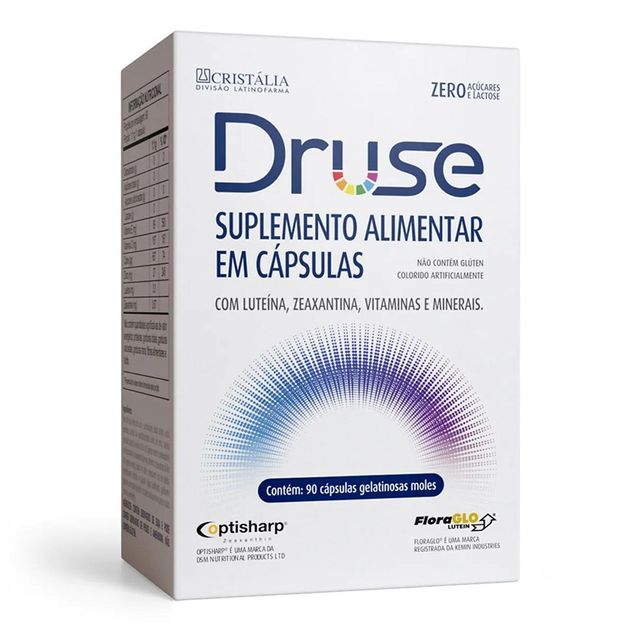 Suplemento Alimentar Druse 90 Cápsulas Cristalia 90 Cápsulas