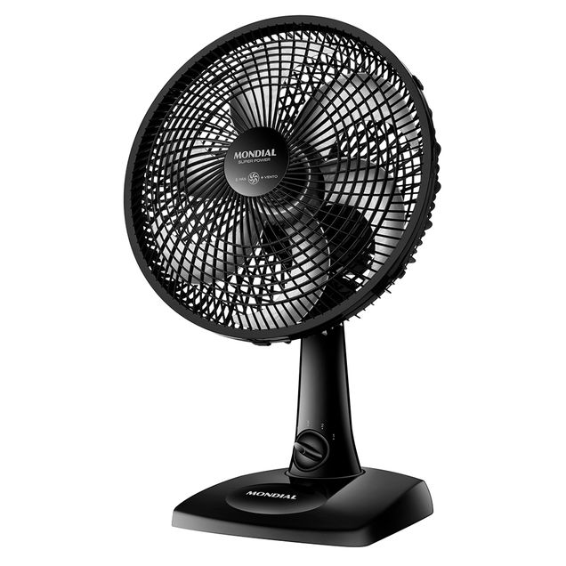 Ventilador Mondial Mesa 30cm 6 Pás 110V Preto 1 unidade