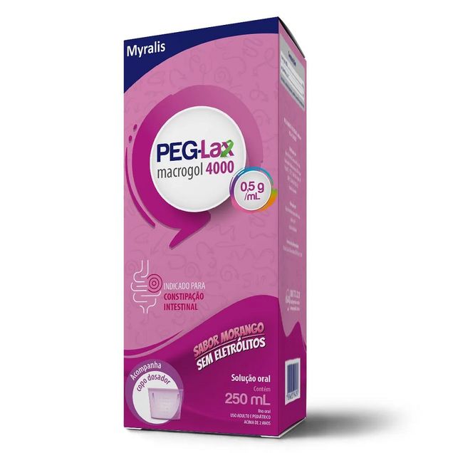 Peg-Lax Macrogol 4000 0,5g/ml Myralis 250ml