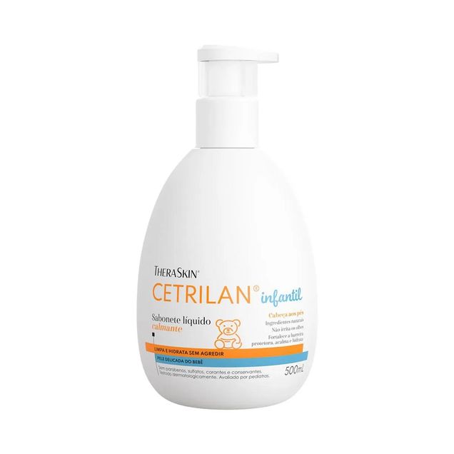 Sabonete Líquido Calmante Infantil CETRILAN 0–12 anos 250ml
