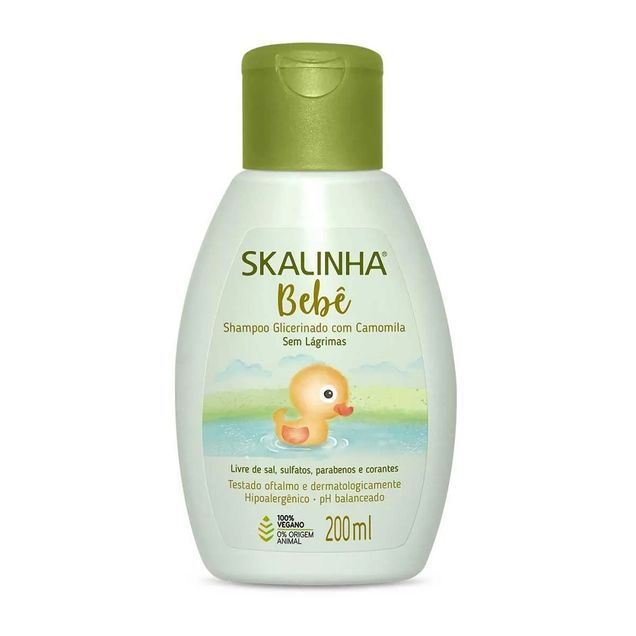 Shampoo Skalinha Bebê Skala Camomila Glicerinado 200ml