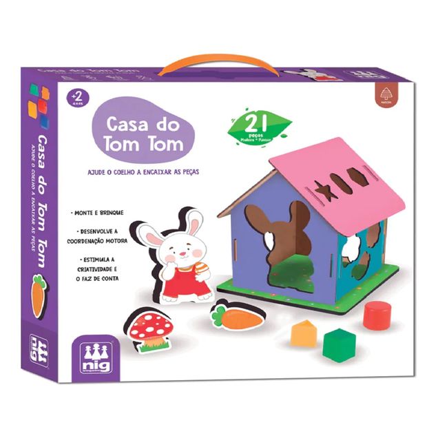 Brinquedo Nig Casa do Tom Tom 21 Peças