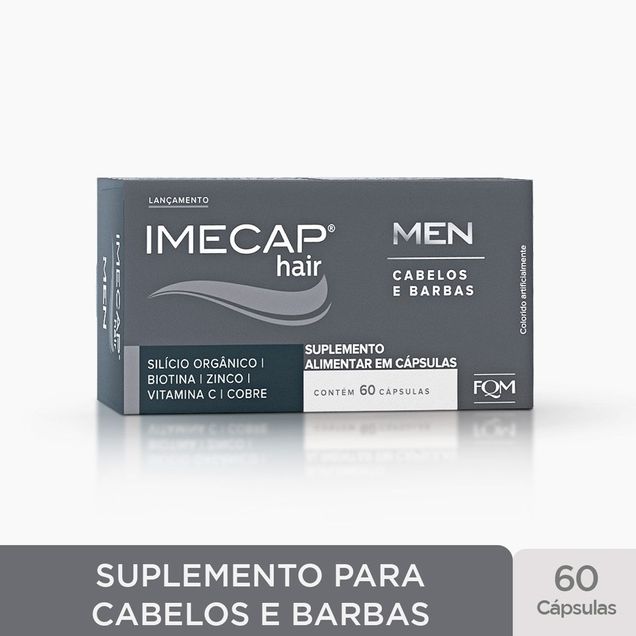 Suplemento Capilar Imecap Hair Men 60 Cápsulas