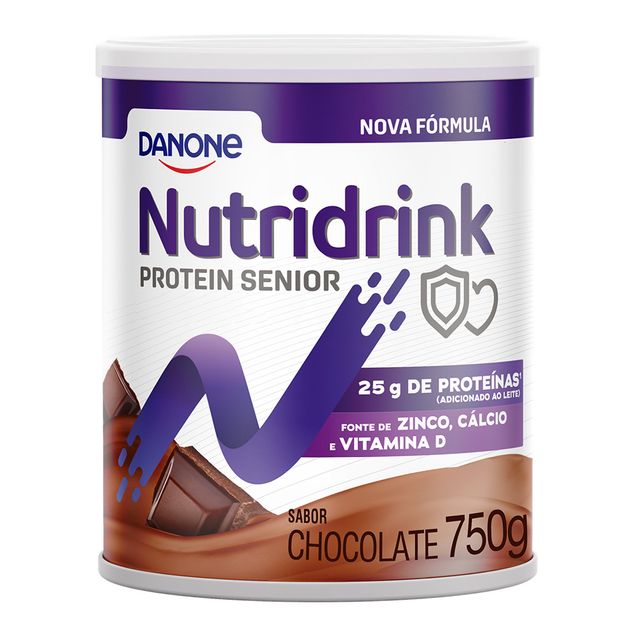 Suplemento Alimentar Nutridrink Protein Senior Chocolate 750g