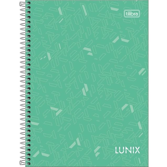 Caderno Universitário TILIBRA Capa Dura Lunix 10 Matérias 160 Folhas