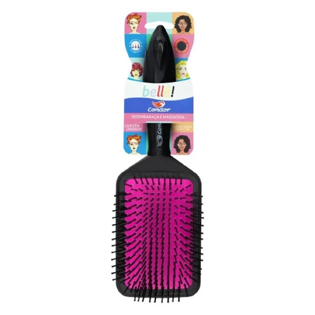 Escova de Cabelo Condor Raquete Bellê 9727