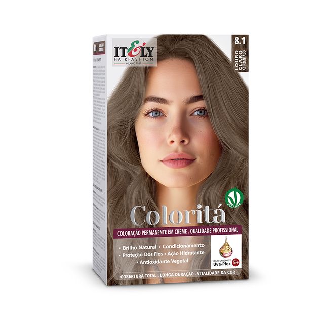 Coloração Itely Colorita 8.1 Loiro Claro Acizentado — foto 2