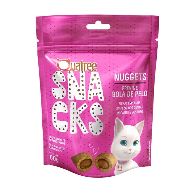 Snack para Gatos Quatree Nuggets 60g