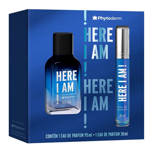 Kit Perfume Phytoderm Here I Am 95ml + 30ml
