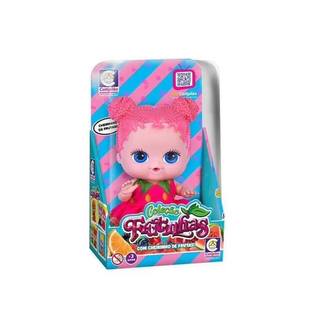 Boneca Cotiplas Frutinhas Cheirinho de Goiaba 1 unidade