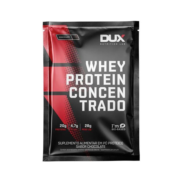 Whey Protein Concentrado Chocolate 28g Dux 1 Sachê