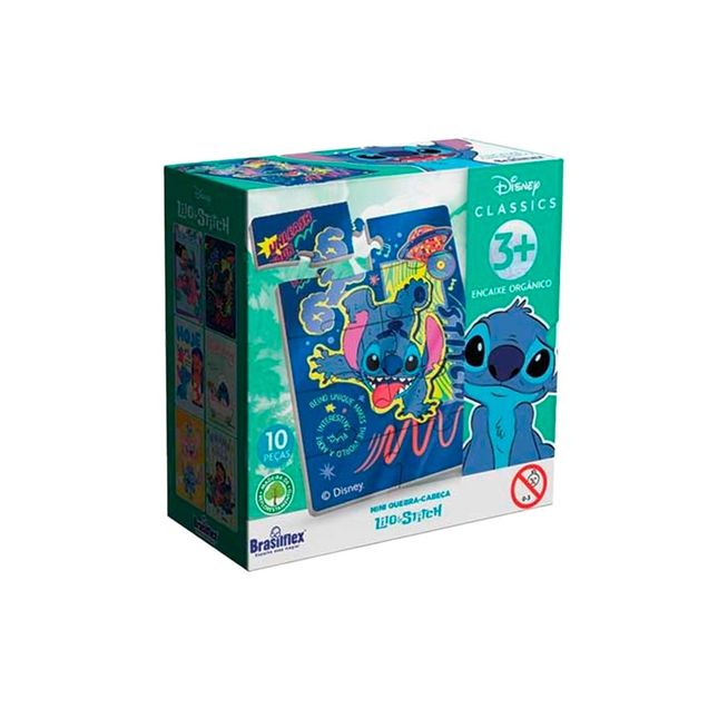 Mini Quebra-Cabeça GALA Lilo e Stitch Sortido 10 peças