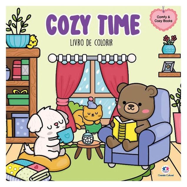 Livro Para Colorir Cozy Time Brochura