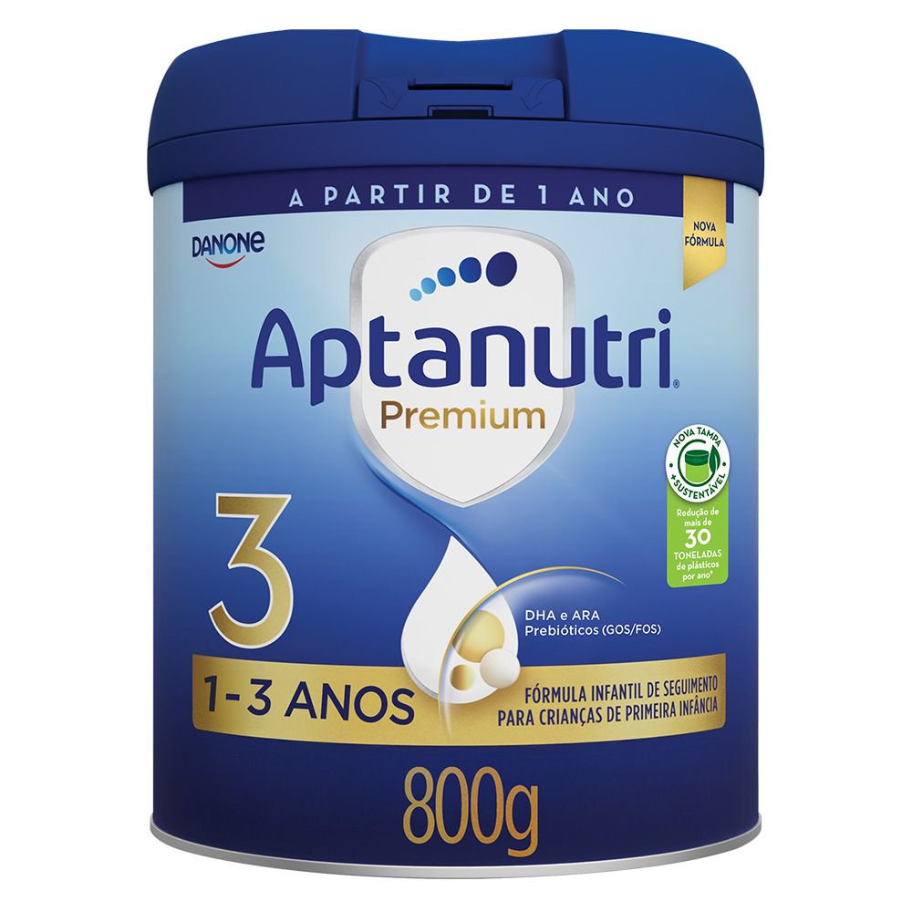 Fórmula Infantil Aptanutri Danone 1-3 Anos Premium 3 800g
