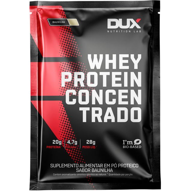 Whey Protein Concentrado Baunilha 28g Dux 1 Sachê