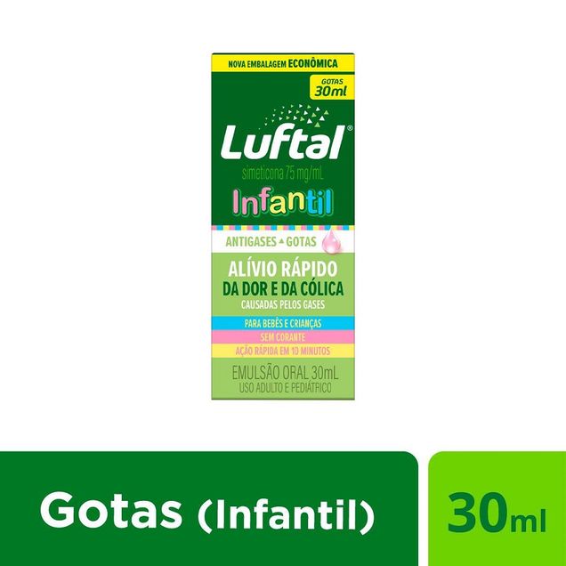 Luftal Infantil Antigases Simeticona 75mg/ml Reckitt 30ml