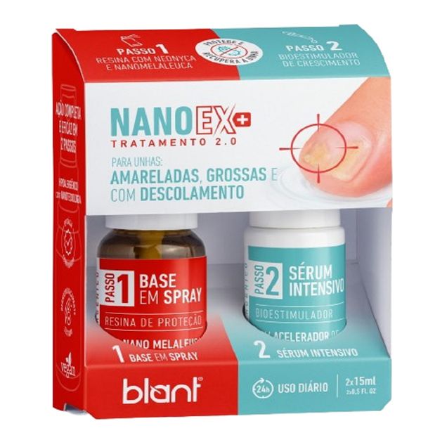 Kit Nanoex Base em Spray Blant Sérum Intensivo 2x15ml