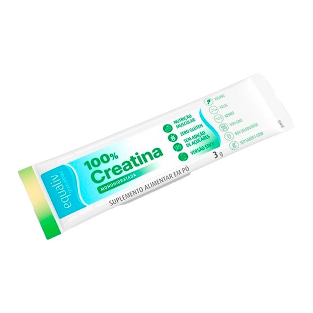 Creatina 100% Monohidratada 3g Equaliv - 1 Unidade