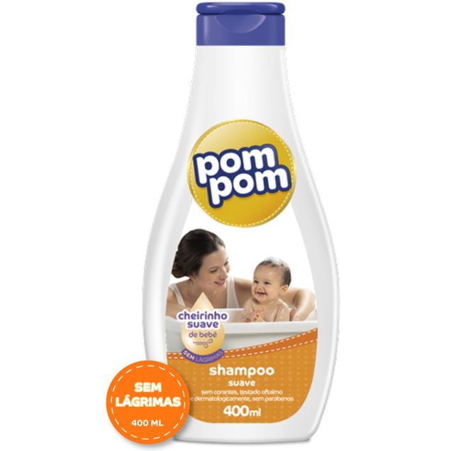 Shampoo Infantil Pom Pom Suave 400ml